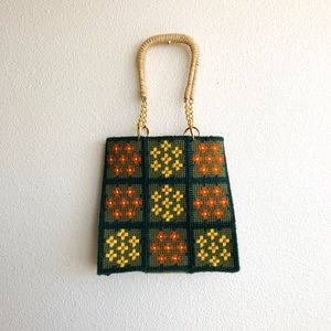 🎉HOST PICK🎉 Vintage Woven Flower Bag